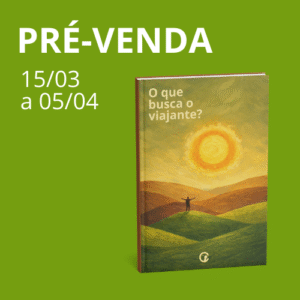 PRÉ-VENDA Livro "O que busca o viajante?" - Tamanho 14X21, Orelhas, Brochura
